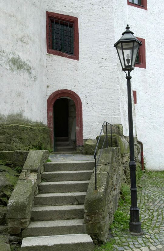 Ansicht des Schlosses in Schwarzenberg