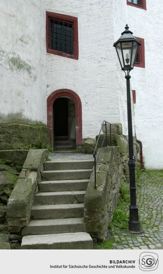 Ansicht des Schlosses in Schwarzenberg