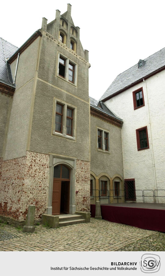 Ansicht des Schlosses in Schwarzenberg