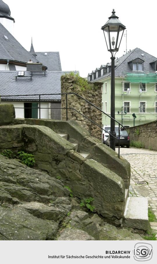 Ansicht des Schlosses in Schwarzenberg