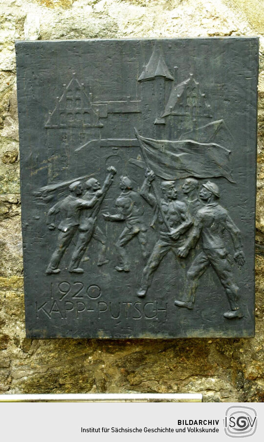 Detail im Schlosshof in Schwarzenberg