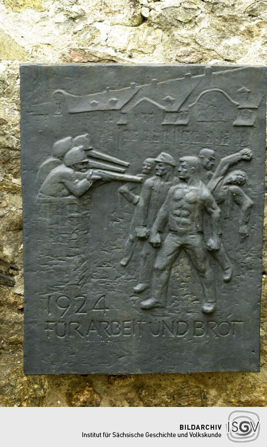 Detail im Schlosshof in Schwarzenberg