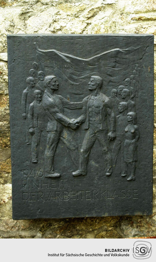 Detail im Schlosshof in Schwarzenberg