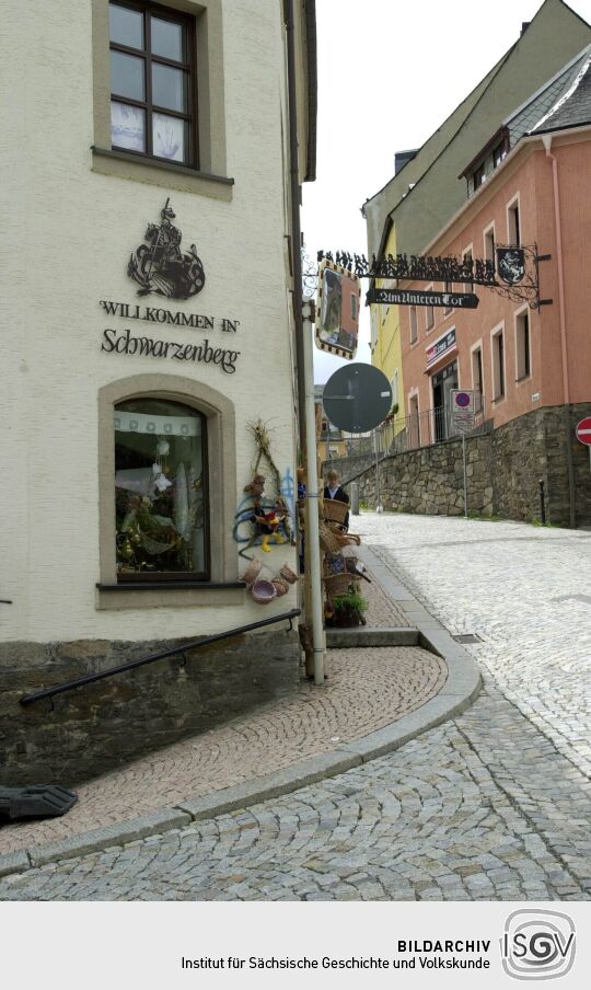 Ortsansicht in Schwarzenberg