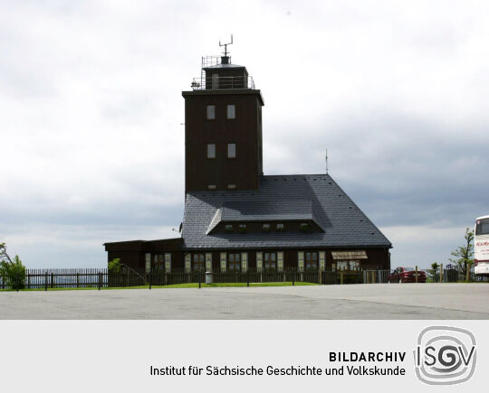 Die Wetterwarte auf dem Fichtelberg bei Oberwiesenthal