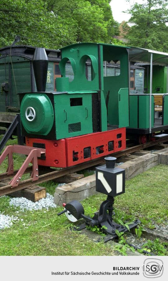 Ansicht des Schmalspurbahnmuseums in Oberrittersgrün