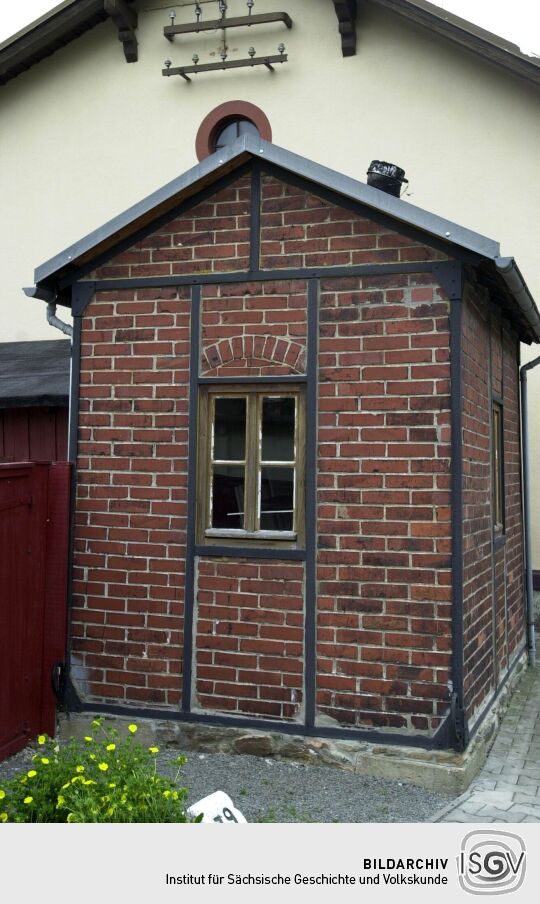 Ansicht des Schmalspurbahnmuseums in Oberrittersgrün