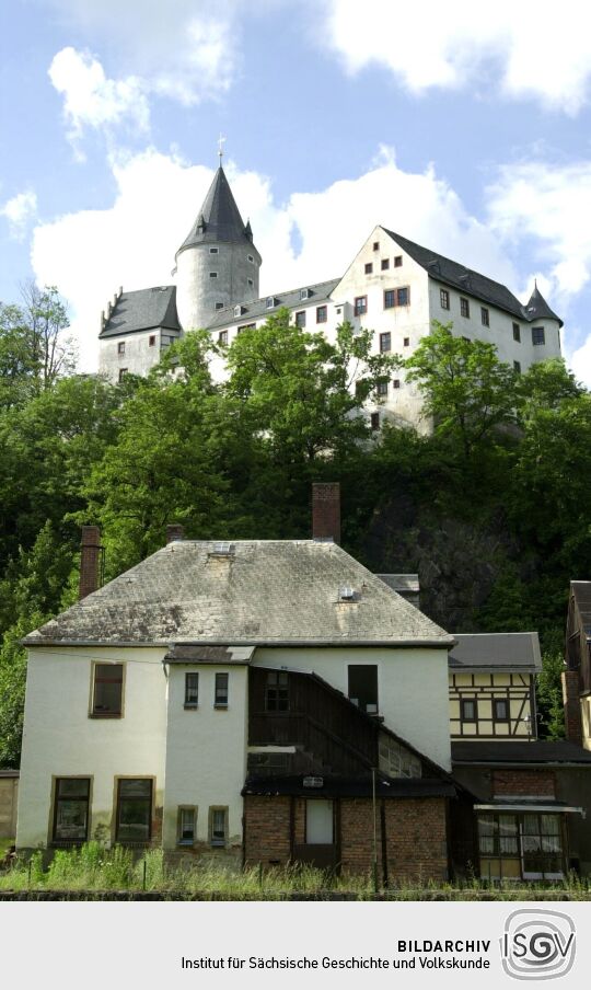 Ansicht des Schlosses in Schwarzenberg