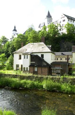 Bild: Ansicht des Schlosses in Schwarzenberg