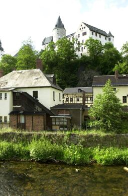 Bild: Ansicht des Schlosses in Schwarzenberg