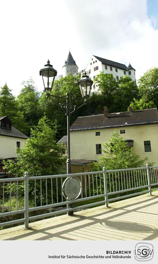 Ansicht des Schlosses in Schwarzenberg