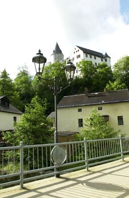 Bild: Ansicht des Schlosses in Schwarzenberg