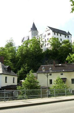 Bild: Ansicht des Schlosses in Schwarzenberg