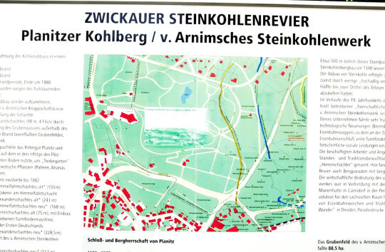 Informationstafel - Schloss Planitz