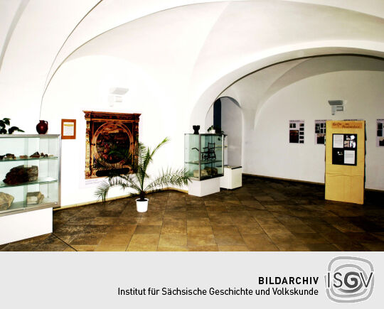 Ansicht des Schlosses in Planitz