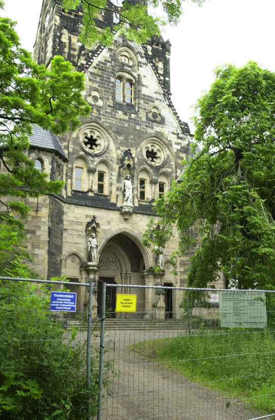 Ansicht des Schlosses in Planitz