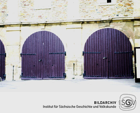 Ansicht des Schlosses in Planitz