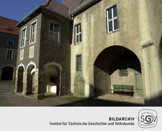 Ansicht des Schlosses in Rothschönberg