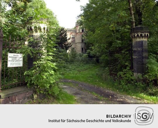 Ansicht des Schlosses Thierbach