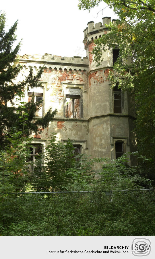 Ansicht des Schlosses Thierbach