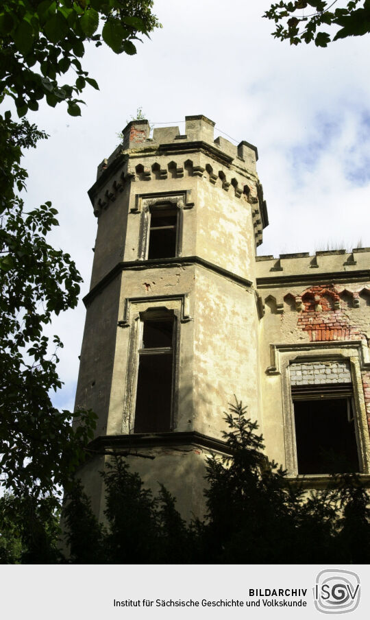 Ansicht des Schlosses Thierbach