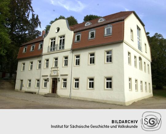 Ortsansicht in Zschaitz - Schulgebäude