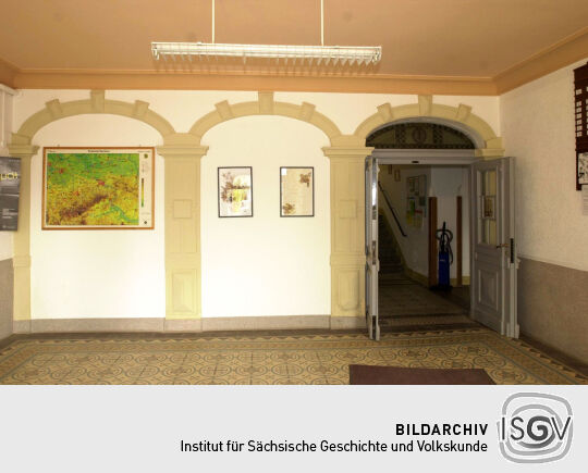 Ortsansicht in Zschaitz - Schulgebäude