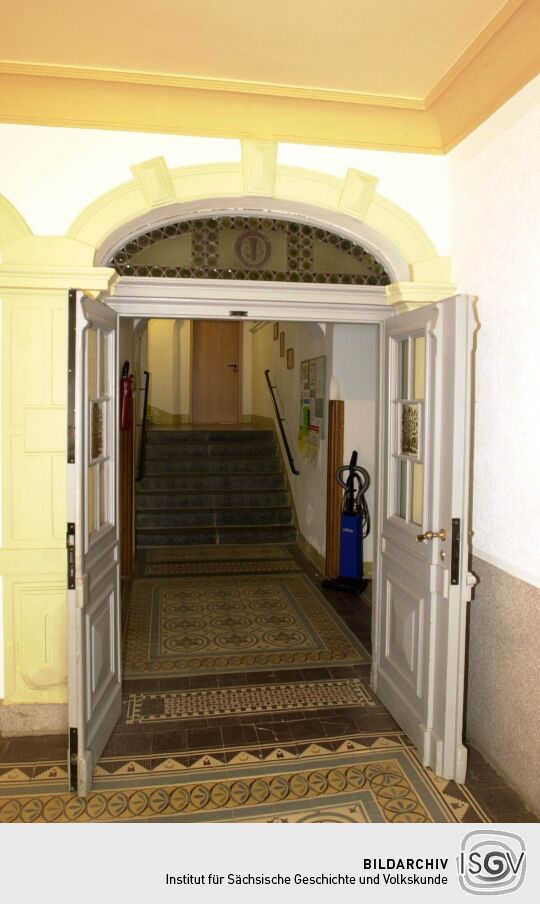 Ortsansicht in Zschaitz - Schulgebäude