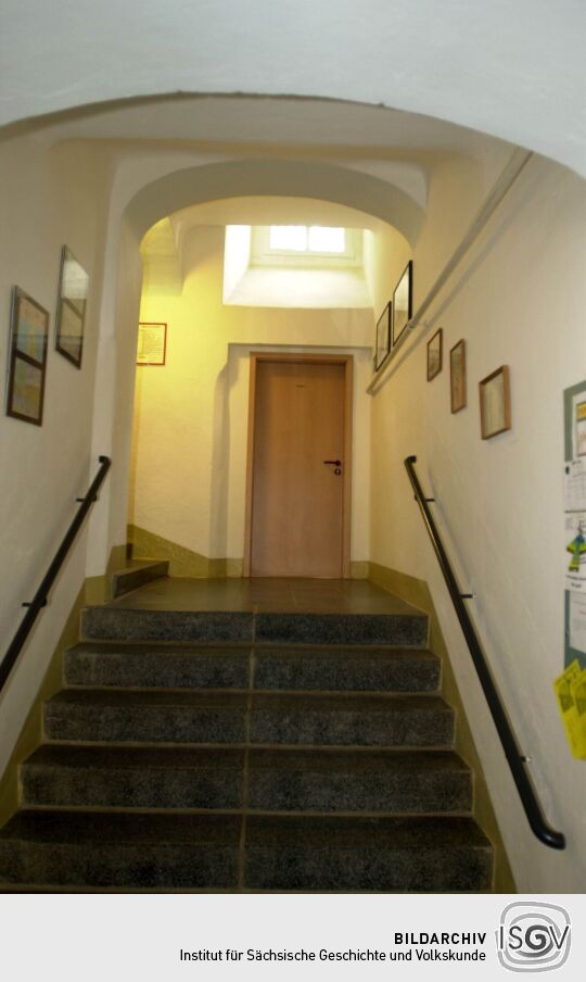 Ortsansicht in Zschaitz - Schulgebäude