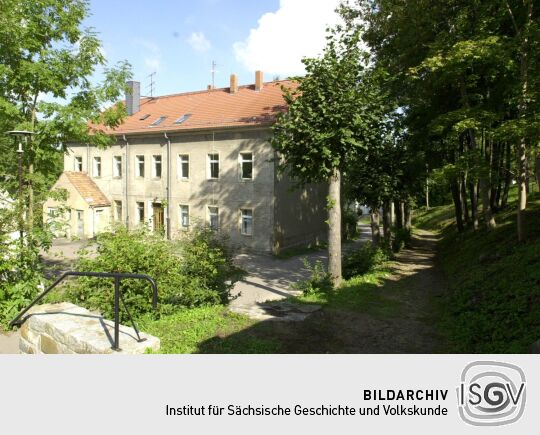 Ortsansicht in Zschaitz - Schulgebäude