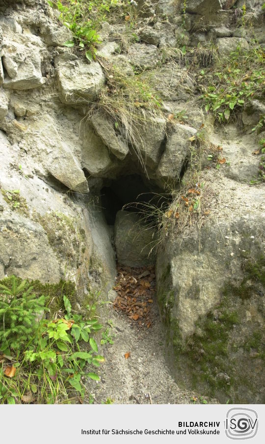 Ansicht der Ruine Karlsfried