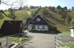 Bild: Grenzübergang zwischen Hora Svaté Kateřiny [Katharinenberg] und Deutschkatharinenberg