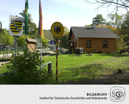 Grenzübergang zwischen Hora Svaté Kateřiny [Katharinenberg] und Deutschkatharinenberg