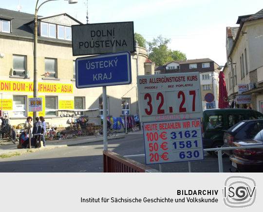 Ortsansicht in Dolní Poustevna
