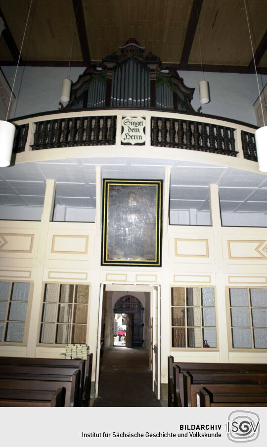 Ansicht der Kirche in Geising