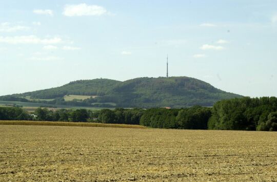 Landschaftsansicht mit dem Löbauer Berg