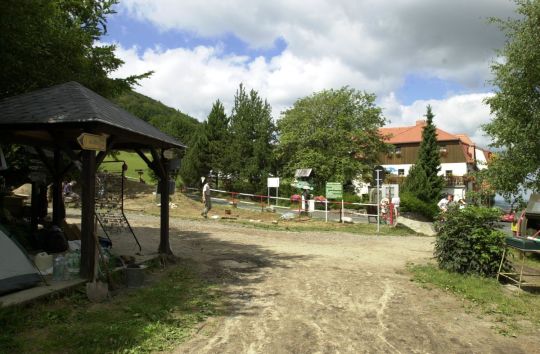 Ansicht der Grenze zwischen Waltersdorf und Myslivny