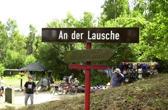 Ansicht der Grenze zwischen Waltersdorf und Myslivny