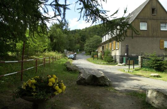 Ansicht der Grenze zwischen Waltersdorf und Myslivny