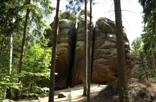 Landschaftsansicht am Oybin