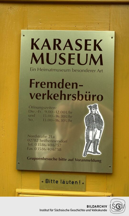 Ansicht des Karasek-Museums in Seifhennersdorf