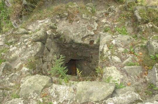 Ansicht der Ruine Karlsfried