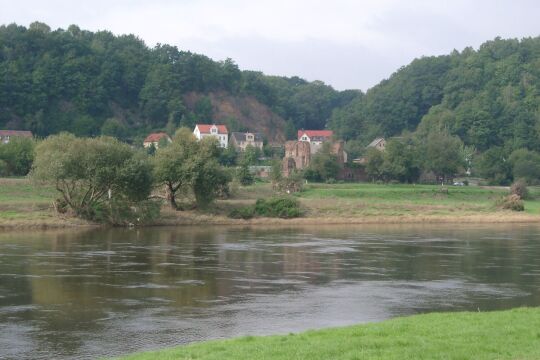 Flusslandschaft nordwestlichvon Meißen