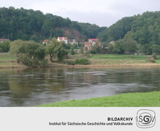 Flusslandschaft nordwestlichvon Meißen