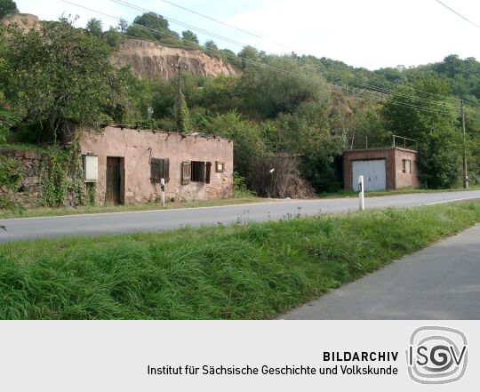 Aufgegebene Bebauung bei Meißen