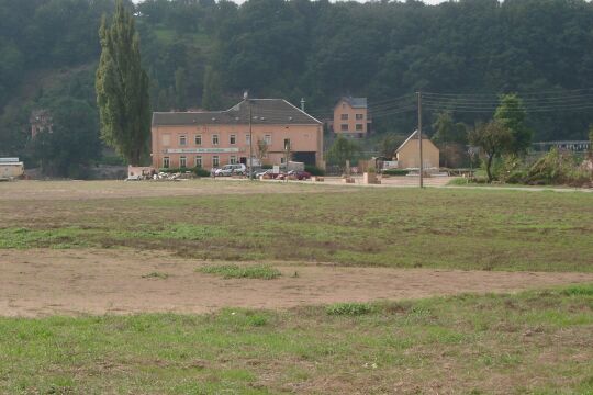 Bebauung im Elbtal bei Meißen, das "Zuessenhaus"