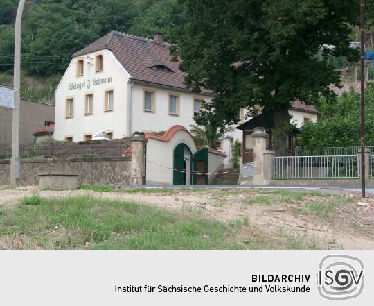 Weingut im Elbtal zwischen Meißen und Riesa