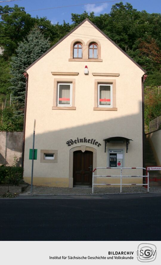 Weinkeller in Diesbar-Seußlitz zwischen Meißen und Riesa