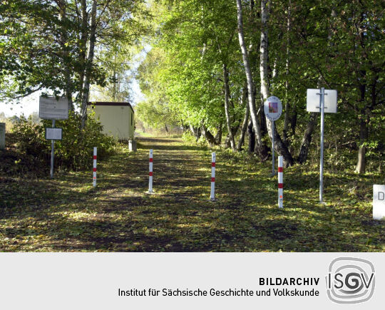 Ansicht der Grenze zwischen Bad Brambach und Horní Paseky