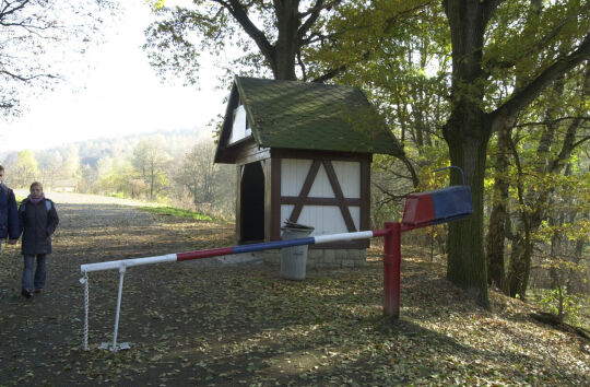 Ansicht der Grenze zwischen Bad Brambach und Plesná